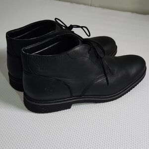 Timberland Men's Black Leather Chukka Boots W Anti-Fatigue Size 12
